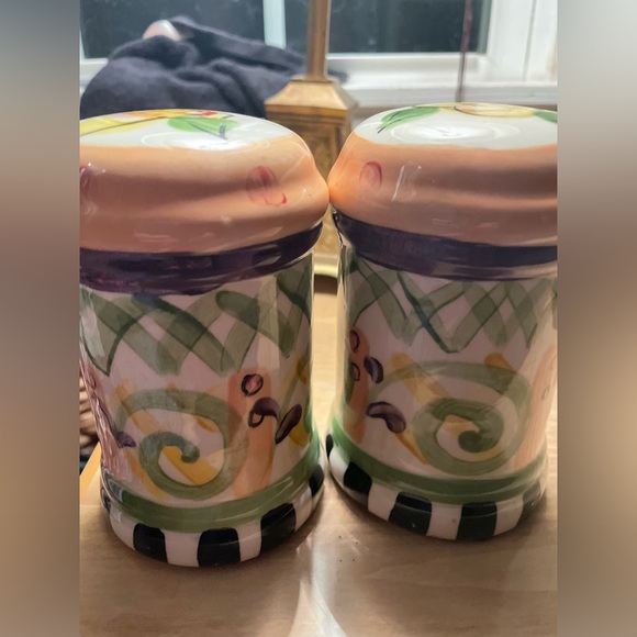 VICKI CARROLL Salt & Pepper Shakers, Vintage Razzle Dazzle 1996 MS Artist Signed - Picture 8 of 11